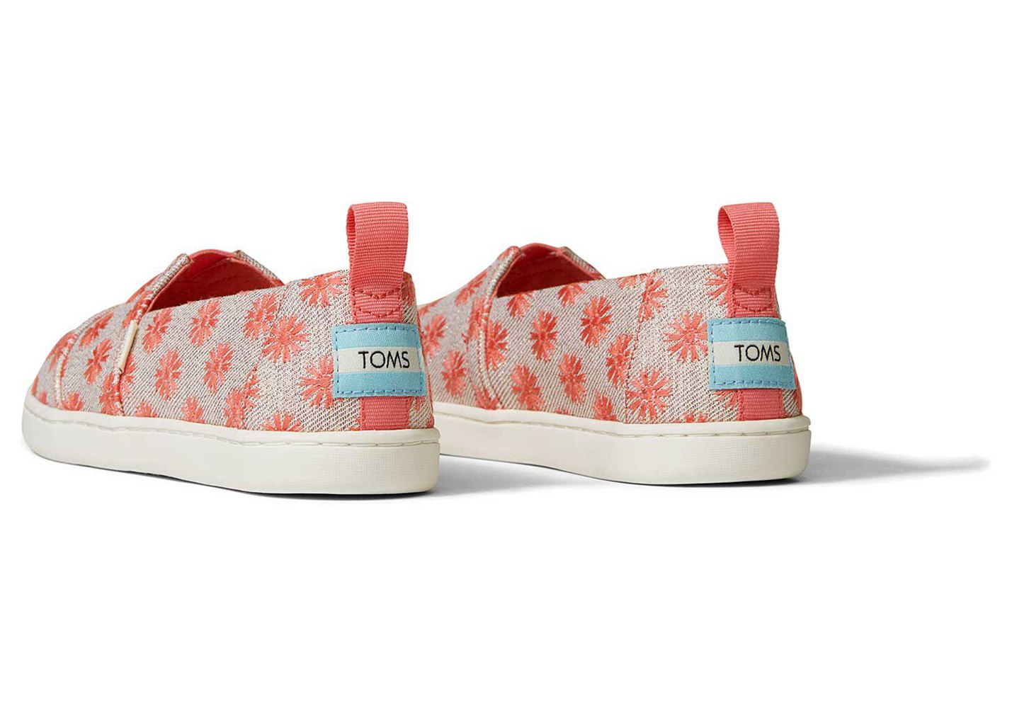 Toms Espadryle Dziecięce Pomarańczowe - Alpargata Youth Glimmer - 59HJAPFGR